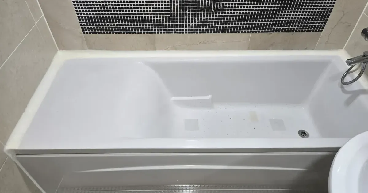 판교 붓들마을 9단지 욕조 바닥 기포 교체 시공 사진